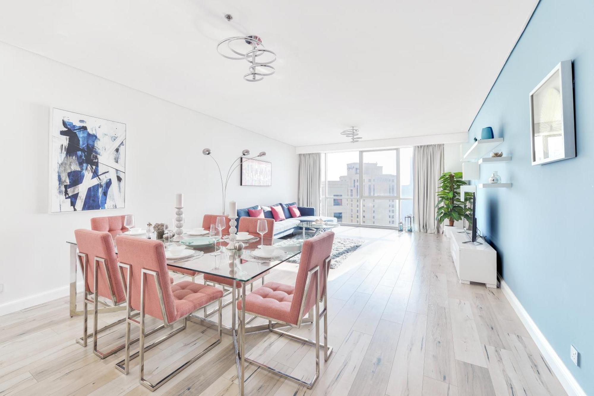 Jbr - Al Fattan Sea View 48th Floor - 5 Star Access! Apartment