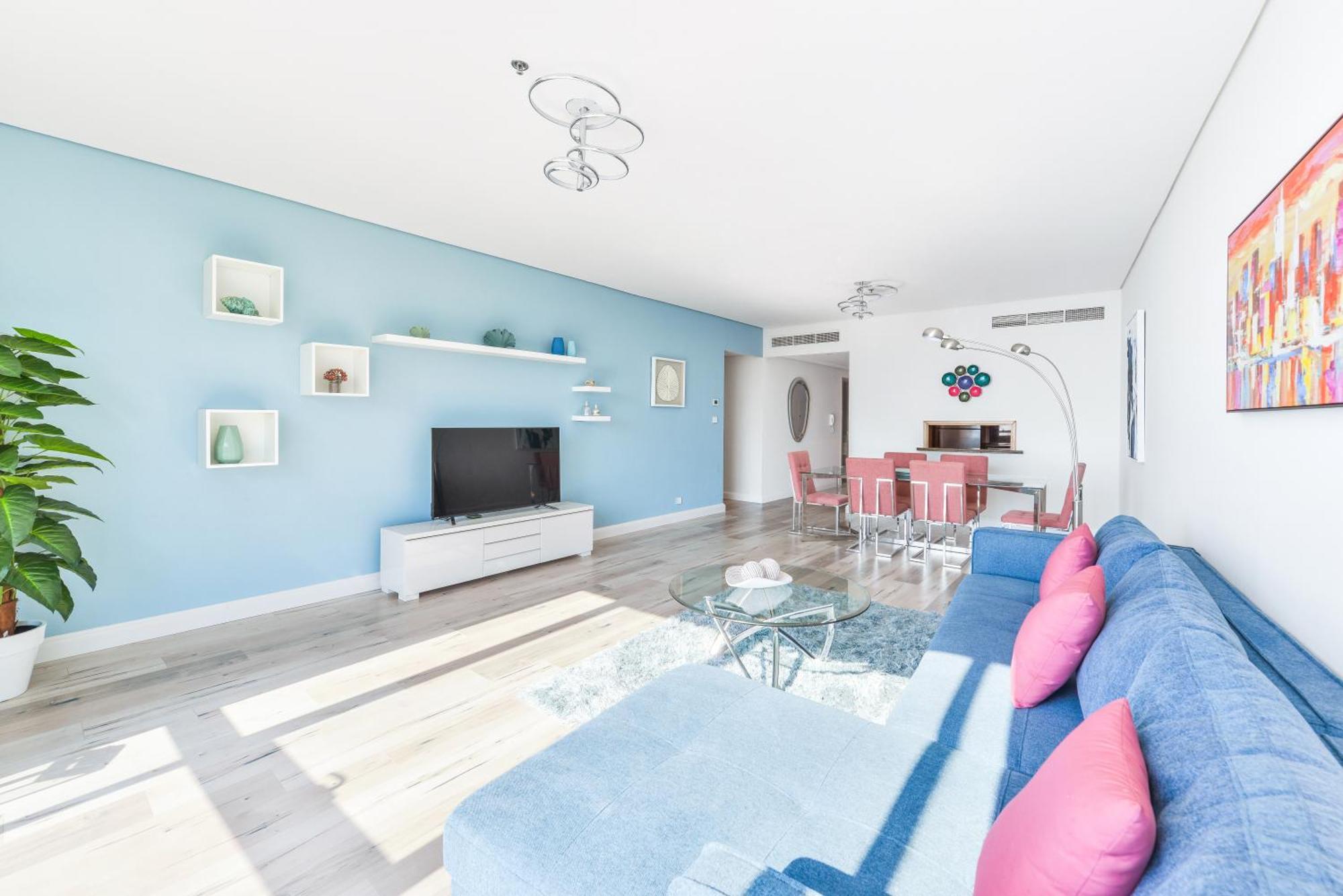 Jbr - Al Fattan Sea View 48th Floor - 5 Star Access! Apartment *
