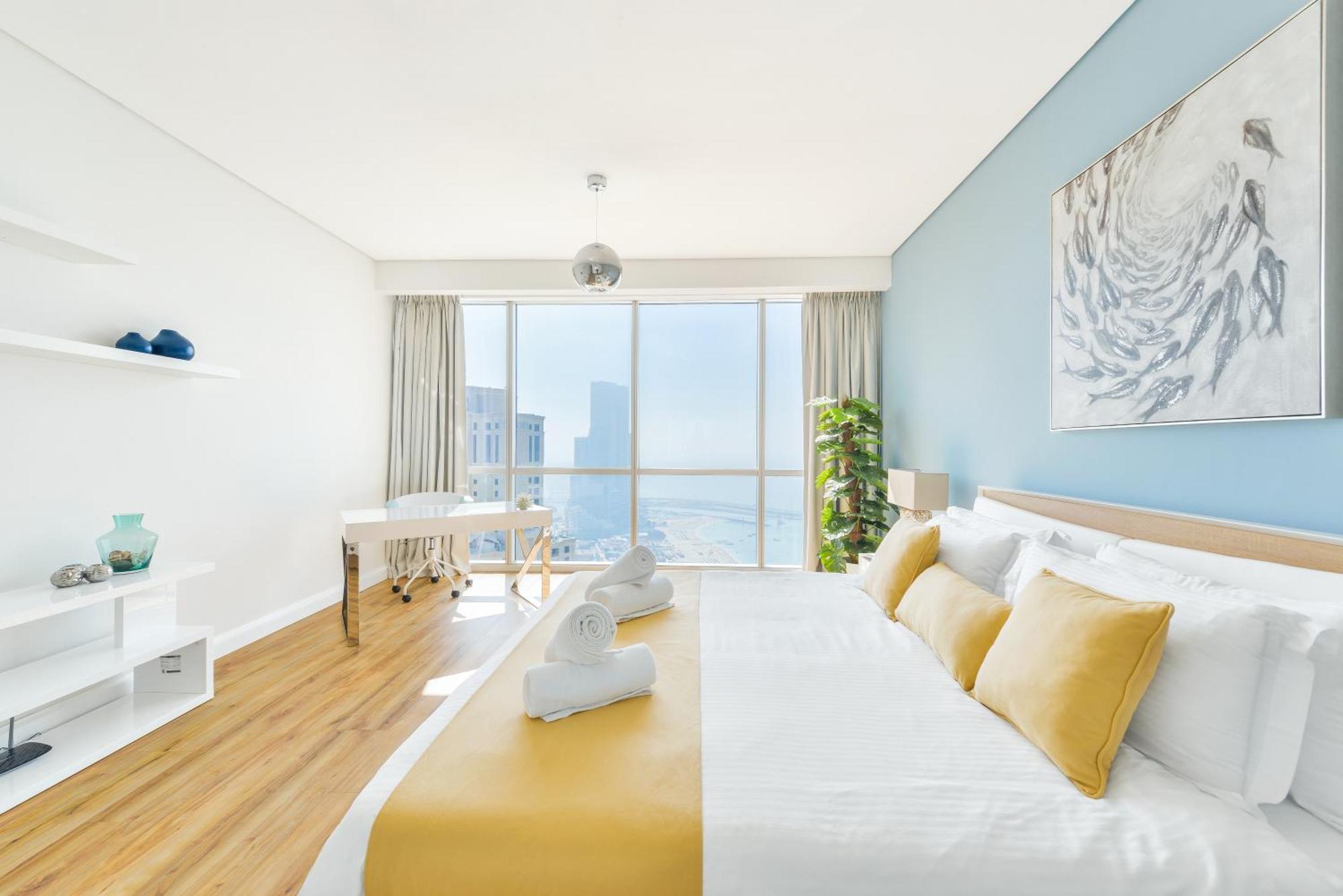Jbr - Al Fattan Sea View 48th Floor - 5 Star Access!