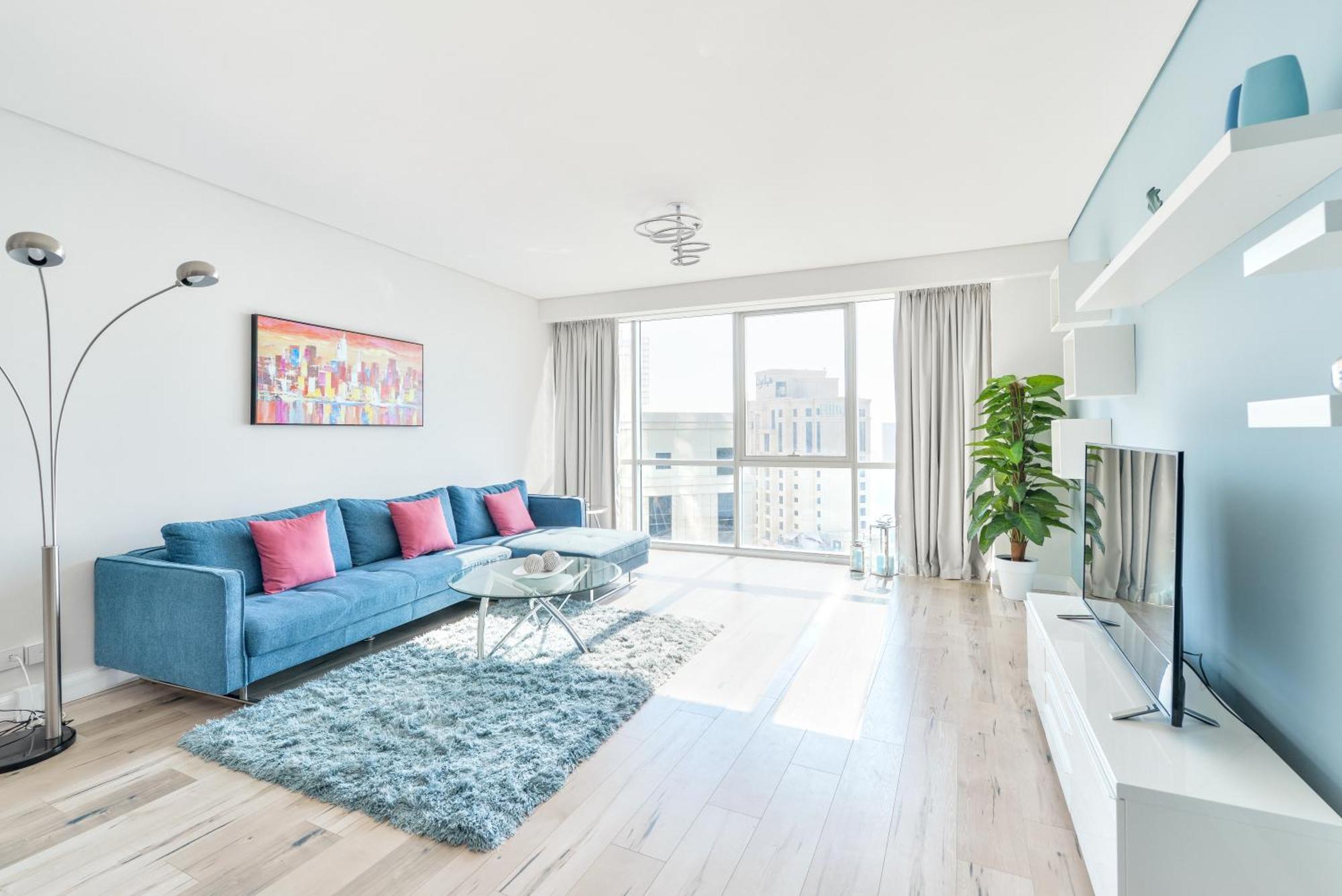Apartment Jbr - Al Fattan Sea View 48th Floor - 5 Star Access!